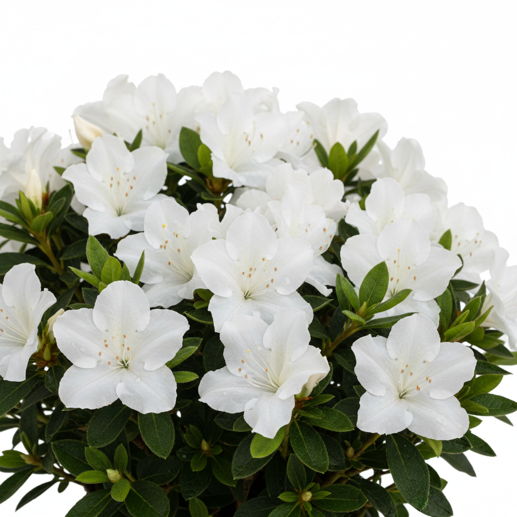 Azalea Alba Close-up