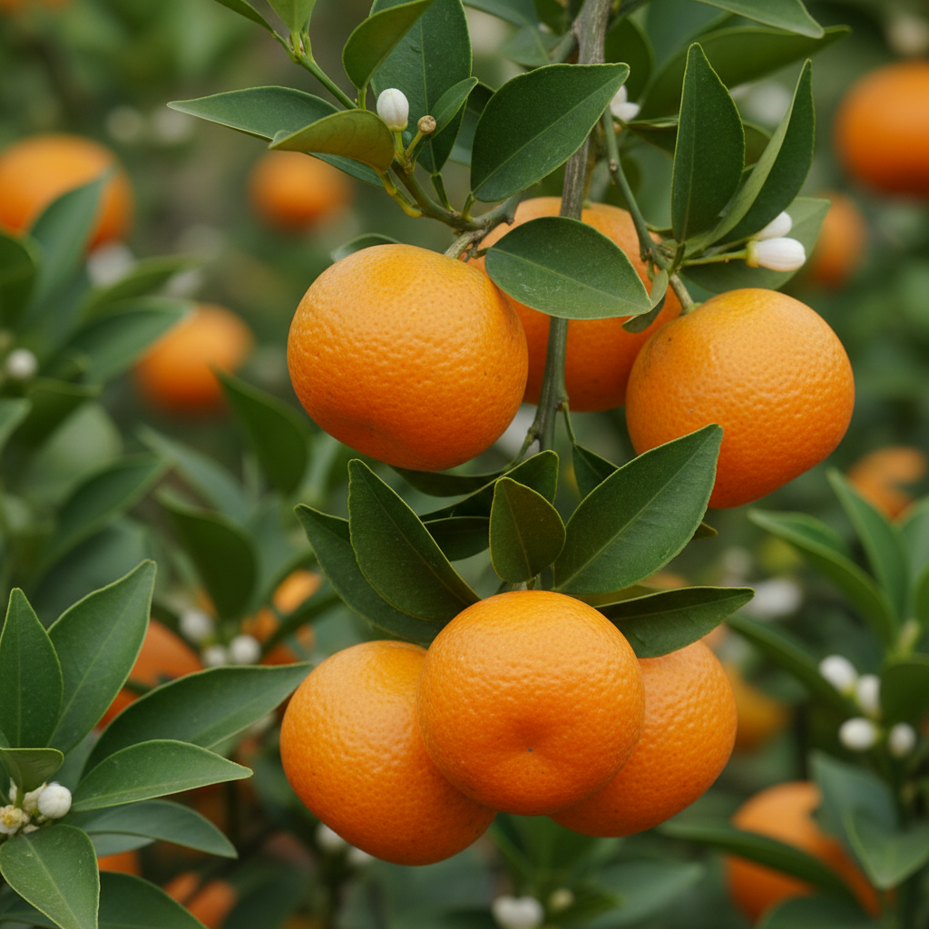 Citrus Mini Me Naartjie fruit close-up detail