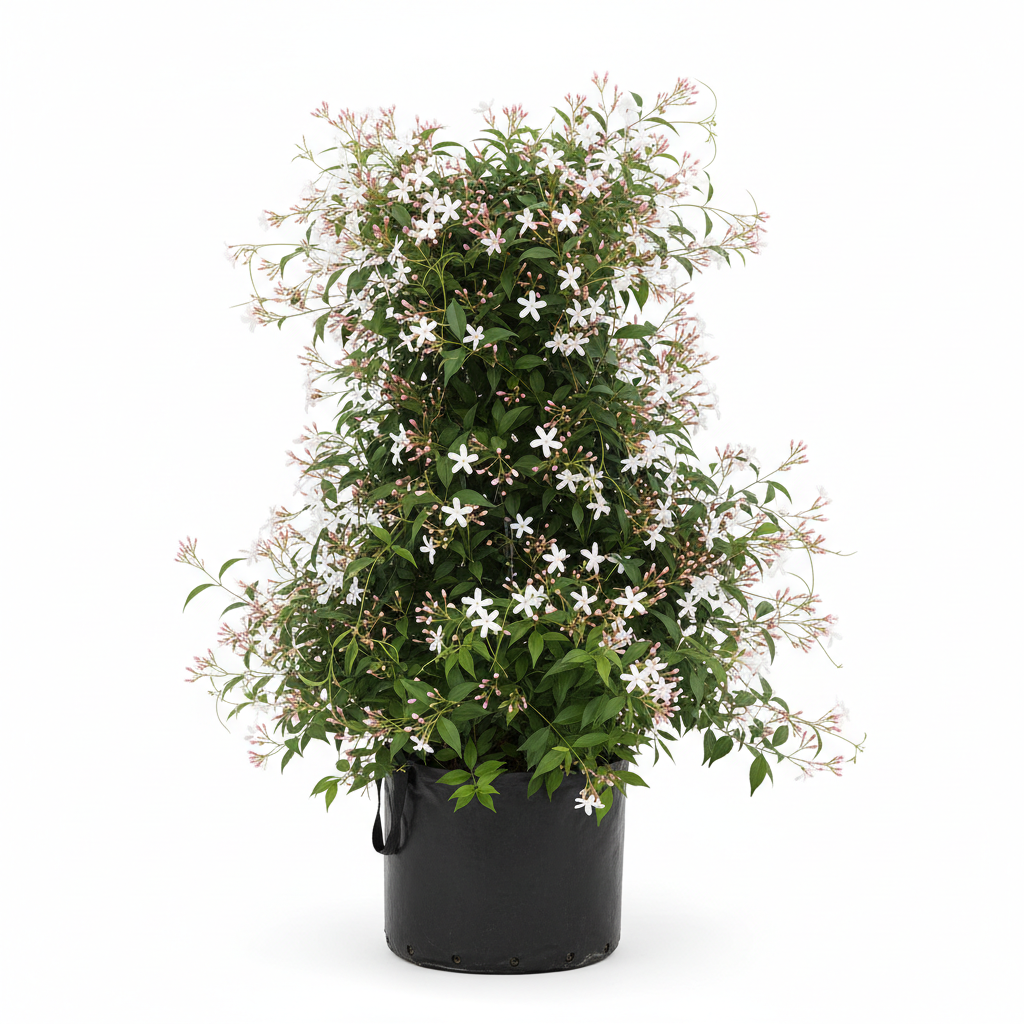 Jasminum Polyanthum 20L in nursery bag - product shot