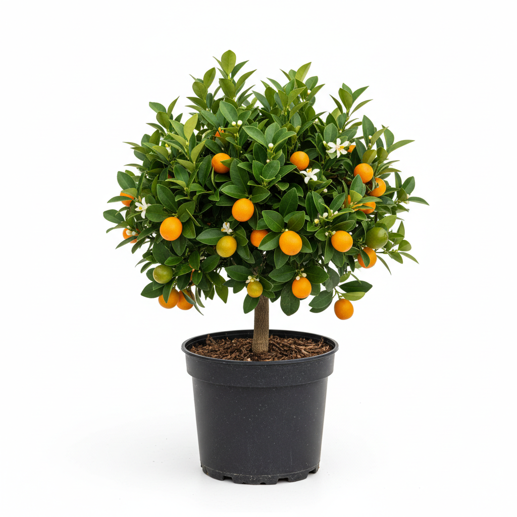 Citrus Kumquat Dwarf 14cm in nursery pot - product shot