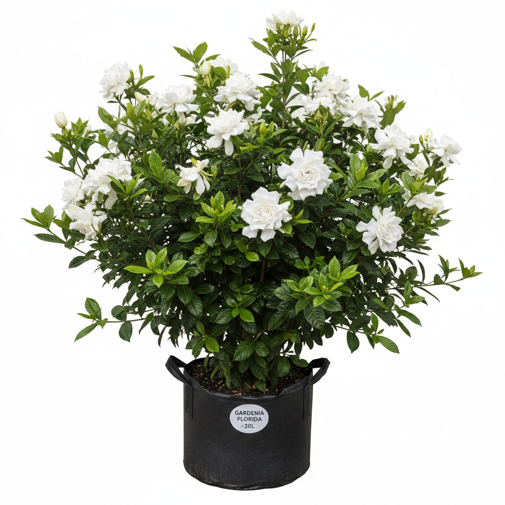 Gardenia Florida 20L Bush in nursery bag - product shot
