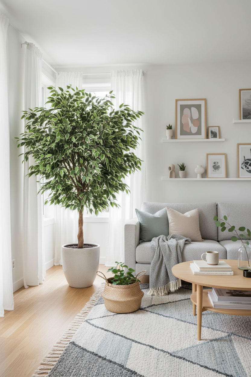 Ficus Bushy Golden King lifestyle