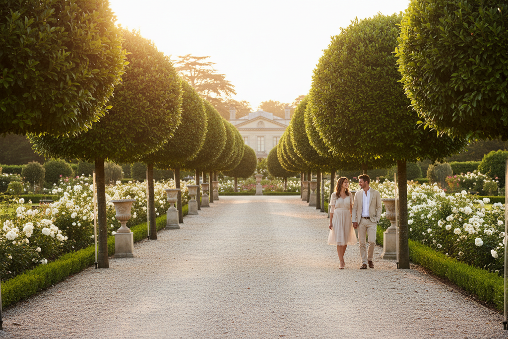 Syzigium single ball driveway lifestyle shot