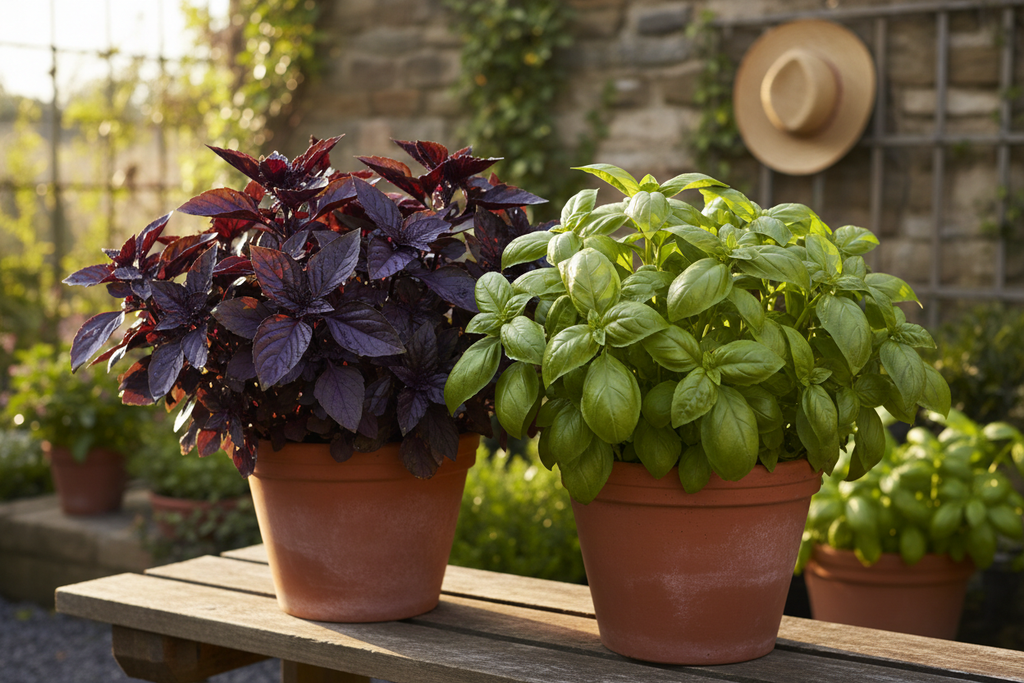 Basil Red & Green