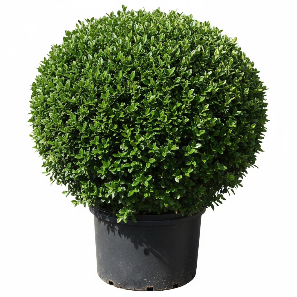 Buxus Sempervirens Faulkner 5L in nursery bag - product shot