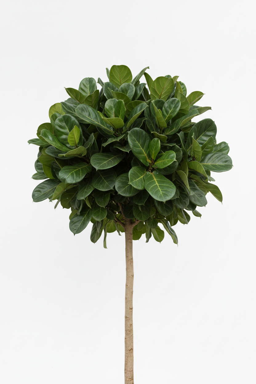 Ficus Lollipop Lyrata canopy detail