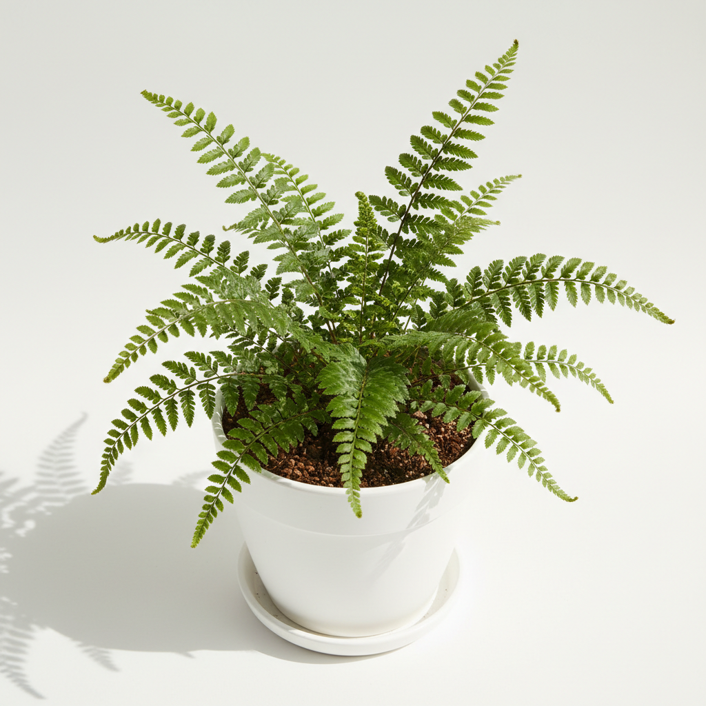 Fern Asplenium Viviparum in nursery pot